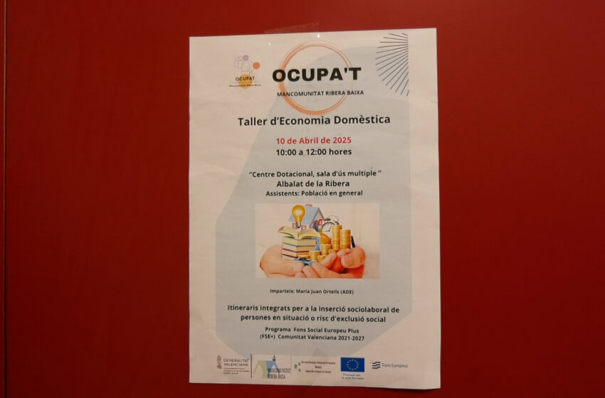  Albalat acull una nova edició del taller d’Economia Domèstica
