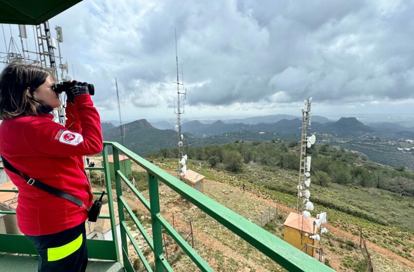  La Generalitat reforça el servei de vigilància preventiva davant d’incendis