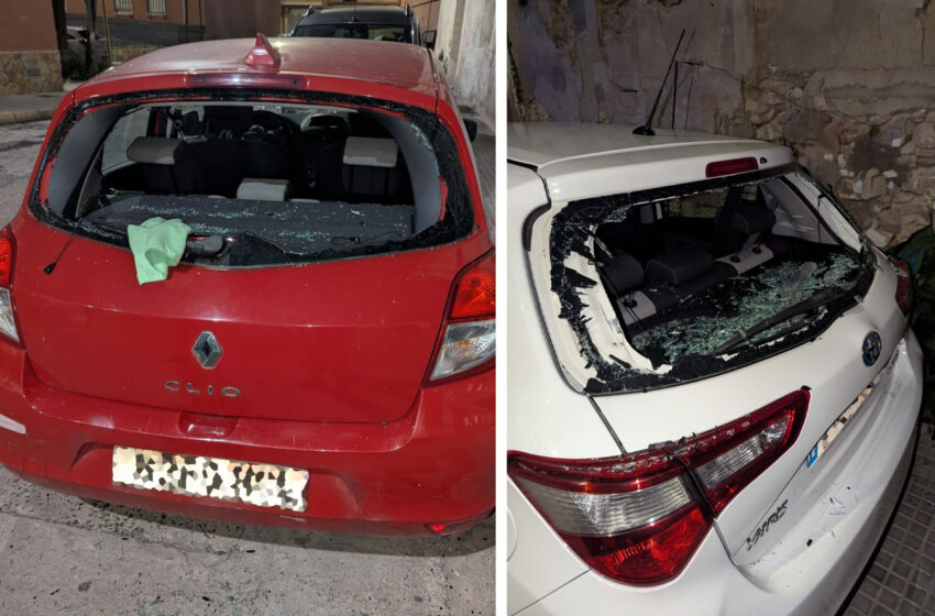  La Policia Local d’Alberic deté al causant de destrossos en quatre vehicles