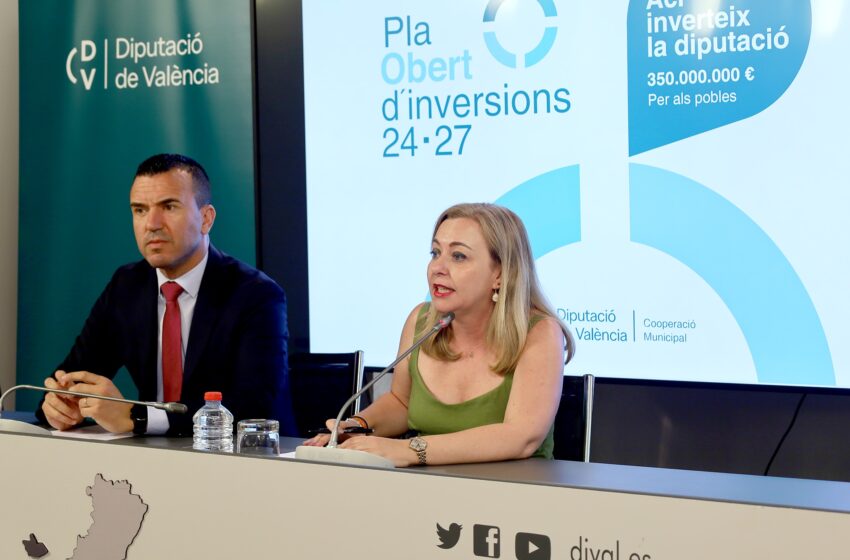  La Diputació aprova noves inversions del Pla Obert per valor de quasi 1,5 milions d’euros en 6 municipis de la Ribera