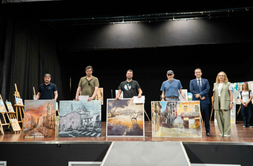  Blai Tomás guanya el IX Concurs de Pintura Ràpida a l’Aire Lliure d’Alberic