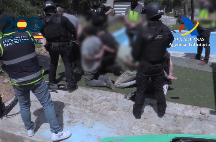  Desarticulada en València una xarxa criminal que comptava amb un laboratori per a “cuinar” fins 30 kg de cocaïna