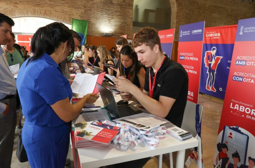  Els fòrums d’ocupació de Labora gestionen 1.774 ofertes a la Comunitat Valenciana