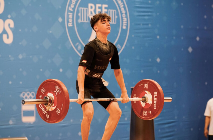  Alex Ramiro, desé d’Europa en halterofília sub-15