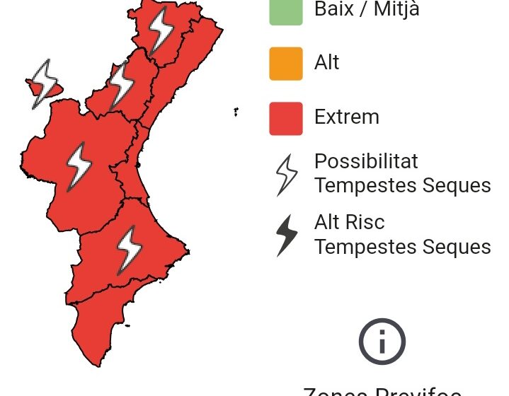  Emergències emet un avís especial per temperatures extremes i risc màxim d’incendis forestals