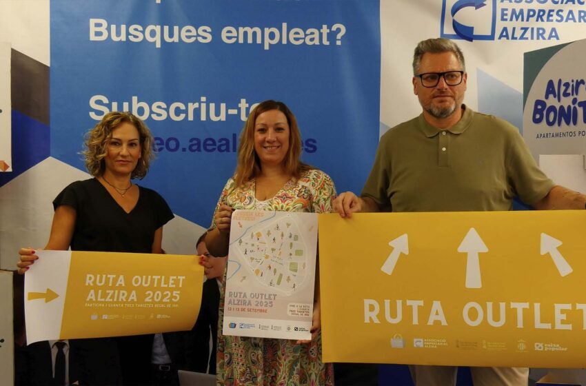  Arriba a Alzira la III Ruta Outlet per ajudar comerços i famílies en l’inici del nou curs