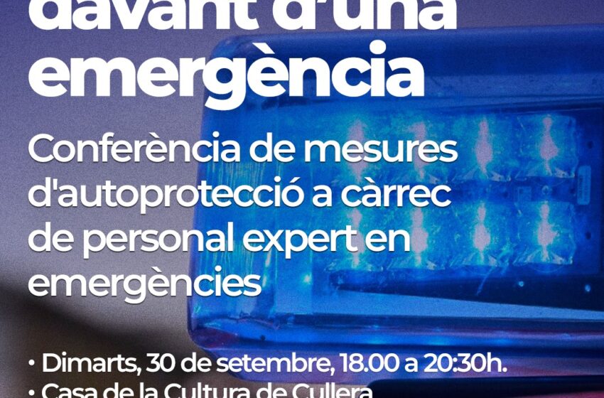  Cullera organitza un curs de formació per actuar davant les emergències