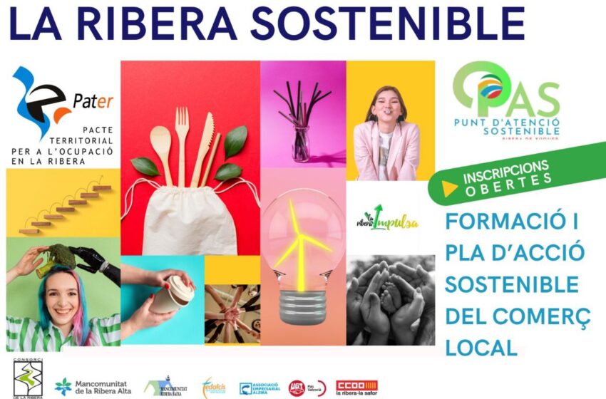  El PATER impulsa el comerç sostenible a la Ribera amb un itinerari de formació i distintius