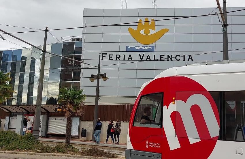  Metrovalencia ofereix serveis especials de tramvia a Feria Valencia del 22 al 28 d’octubre
