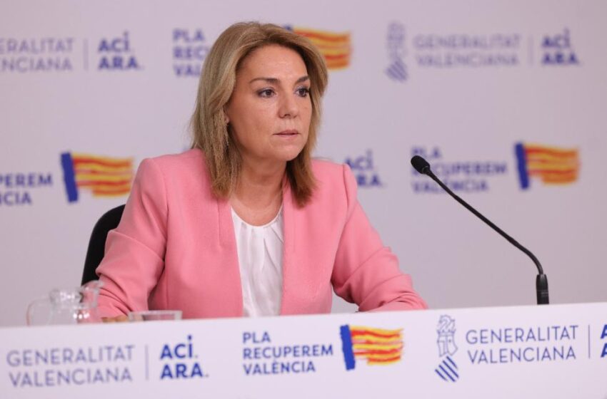  La vicepresidenta del Consell denuncia que el Govern segueix sense pagar 565 milions a les famílies afectades per la DANA
