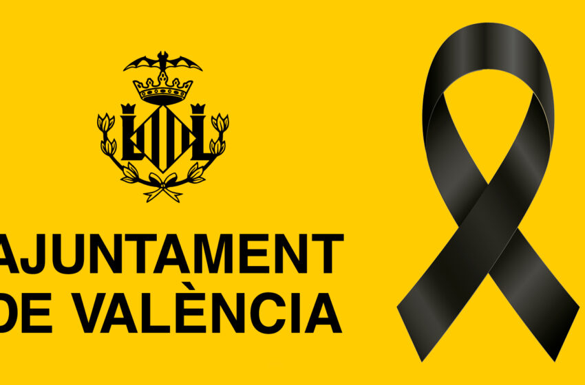  València declara el 29 d’octubre dia de dol oficial en record de les víctimes de la DANA