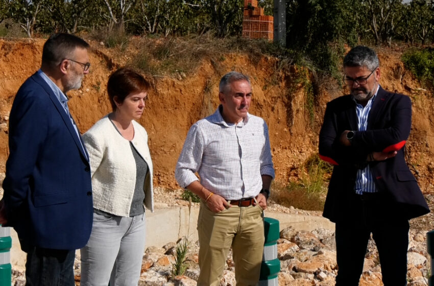  El conseller d’Agricultura visita les obres de recuperació de camins rurals a Llombai i L’Alcúdia