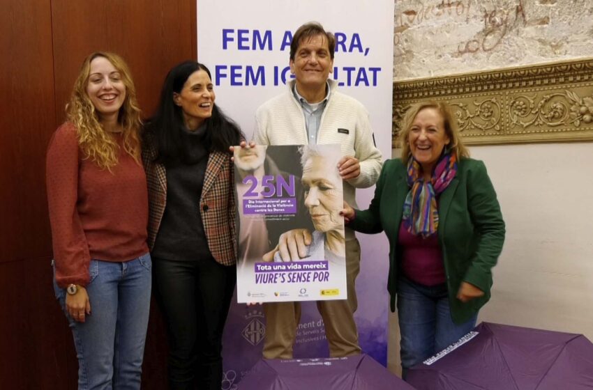  Alzira presenta la campanya del 25N baix el lema “Tota vida mereix viure’s sense por”