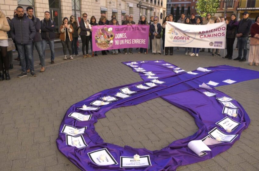  Alzira reivindica la igualtat en un emotiu acte pel 25N