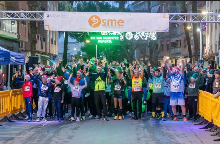  Més de 400 persones participen en la Sant Silvestre Solidària de Paiporta i donen la benvinguda al 2026