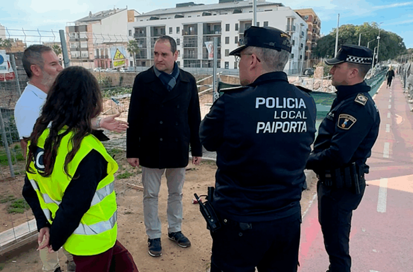 Paiporta intensifica les obres de reconstrucció del Pont de l’Estació mantenint el trànsit obert