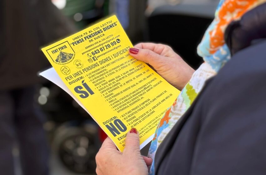 Pense Pensions Dignes complix 8 anys defenent sense descans el futur de les pensions