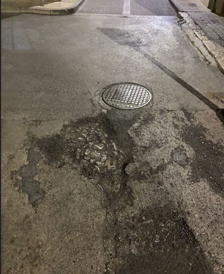 El Partit Popular de Benifaió denuncia el mal estat del carrer Major